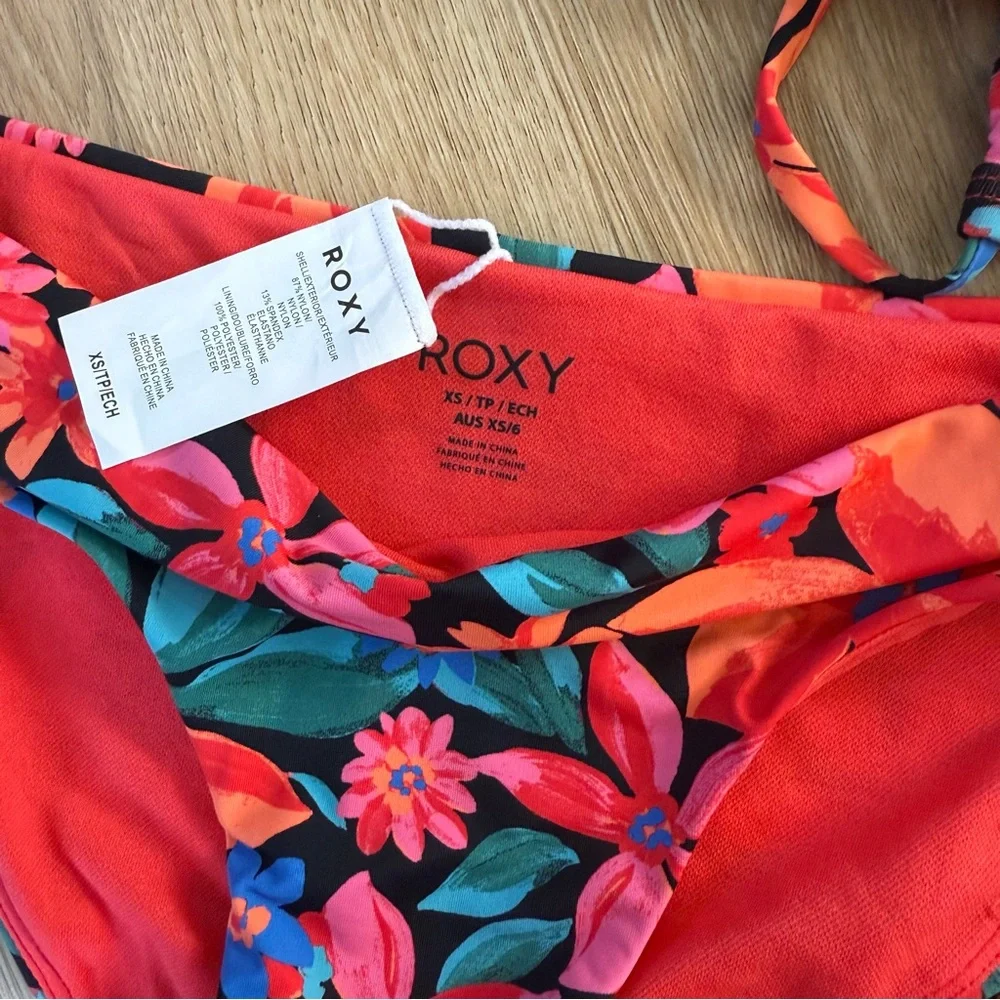 Roxy Beach Classics Strappy Bikini Top and Bottoms - Picture 5 of 10